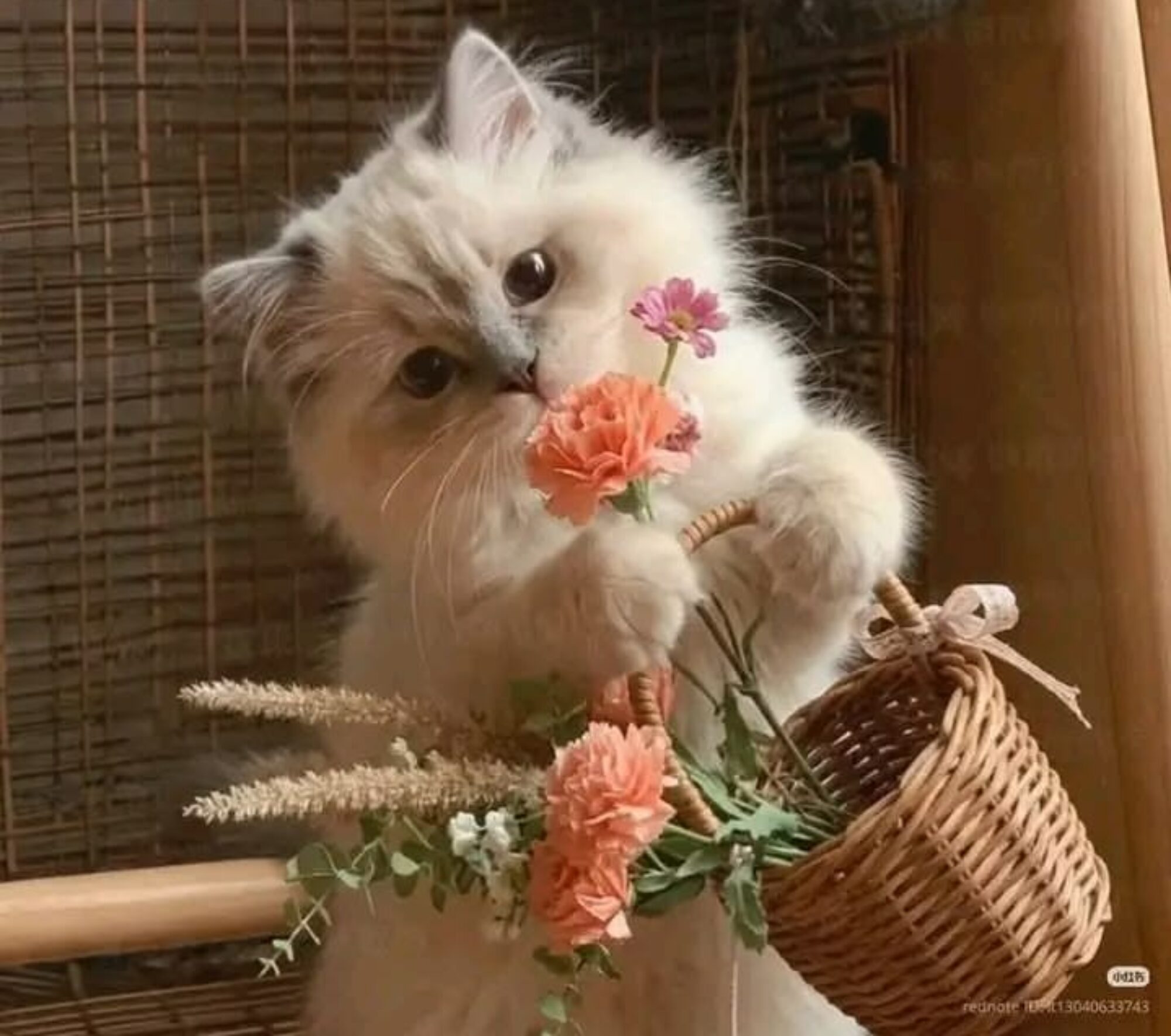 white pershian cat